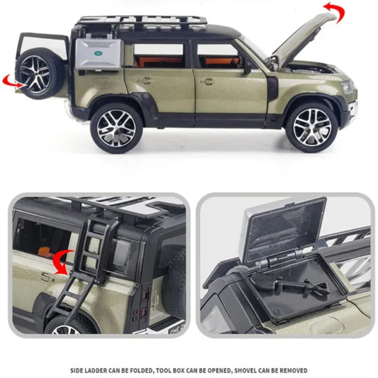 CHE ZHI 1:24 Land Rover Defender Die-Cast Toy Car